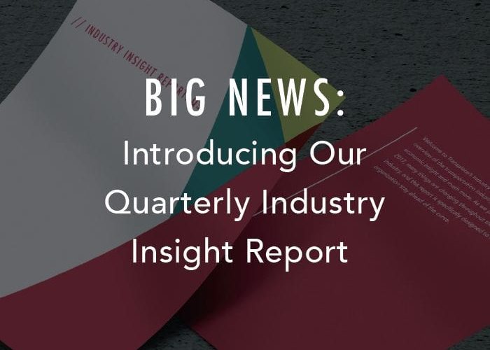 Big News: Introducing Our Quarterly Industry Insight Report