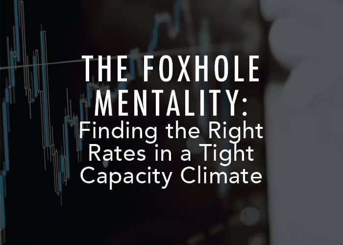 La mentalité de renard : Trouver les bons taux dans un climat de capacité serrée
