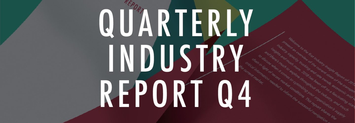 Rapport trimestriel sur l’industrie : T4 de 2018