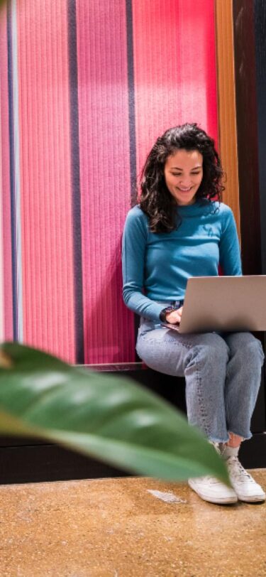 woman on laptop