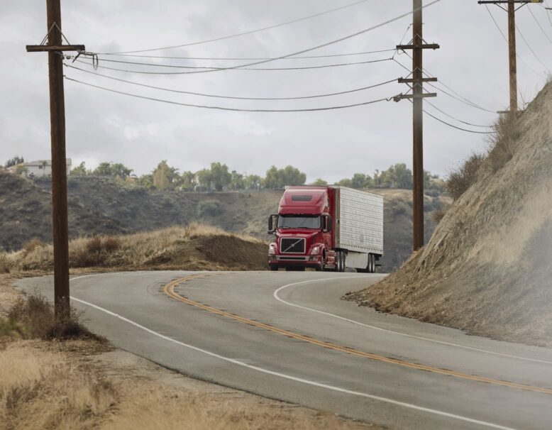 truck on street