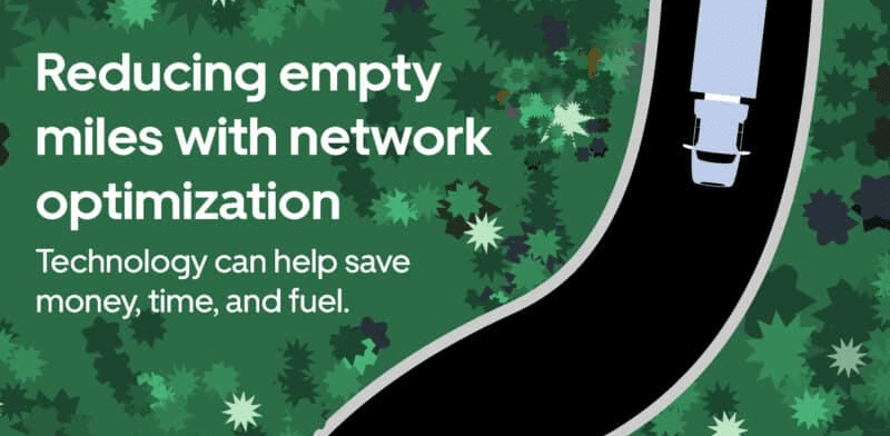 Reducing empty miles with network optimization