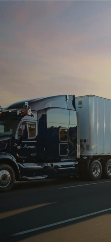 truck on the road