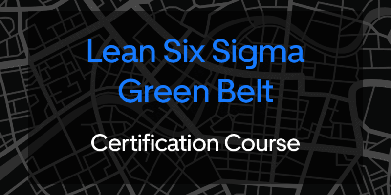 Uber Freight Lean Six Sigma Green Belt Course